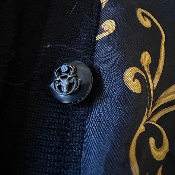 Vintage Silk Merino Wool Cardigan - Picture 3 of 5